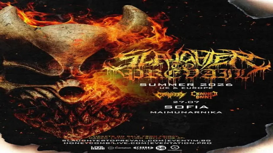 Бруталните Slaughter To Prevail идват в България, водят със себе си Crypta и Chained Saint