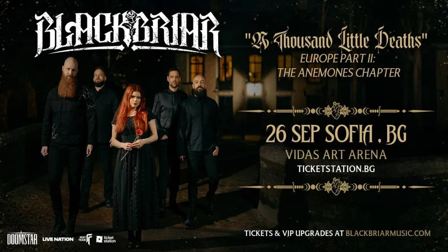 Готик метъл от Blackbriar във Vidas Art Arena
