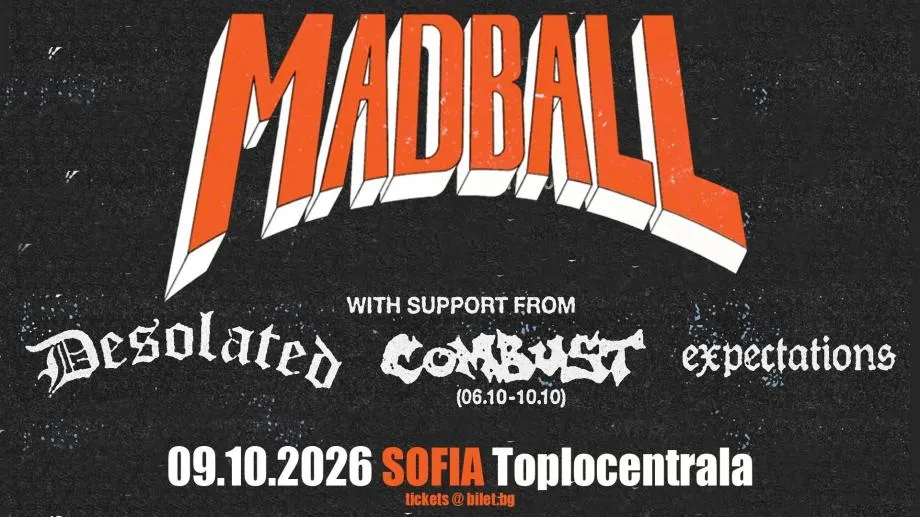 Madball с турнето Only The Hard Tour 2026 в София